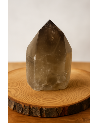 Kwarc dymny naturalny 7 cm 200 g – kryształ kolekcjonerski, minerał dekoracyjny, kamień energetyczny